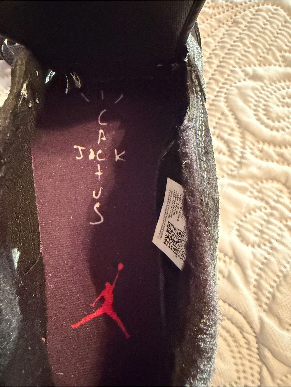 Nike Black Travis Scott Air Jordan 1 Low Sneakers - Men’s 9.5